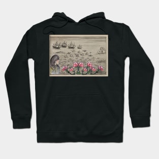 Woman Watching Sea Creatures Hoodie